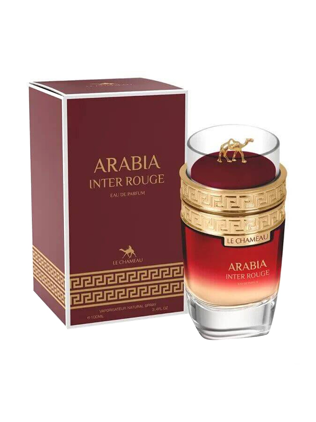 

LE CHAMEAU Arabia Inter Rouge Eau De Parfum 100 ml, Brown