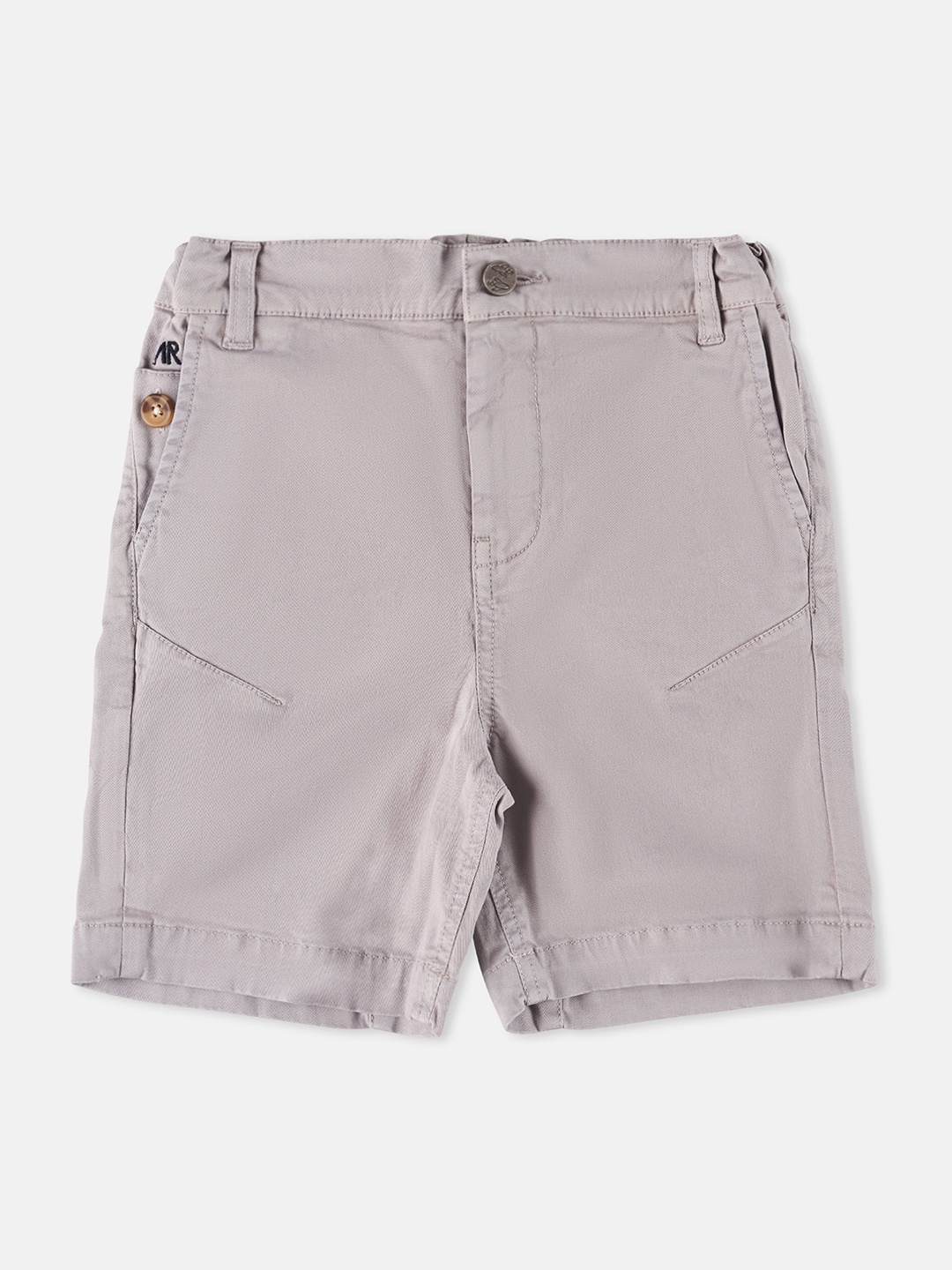 

Angel & Rocket Boys Mid-Rise Slim Fit Shorts, Grey