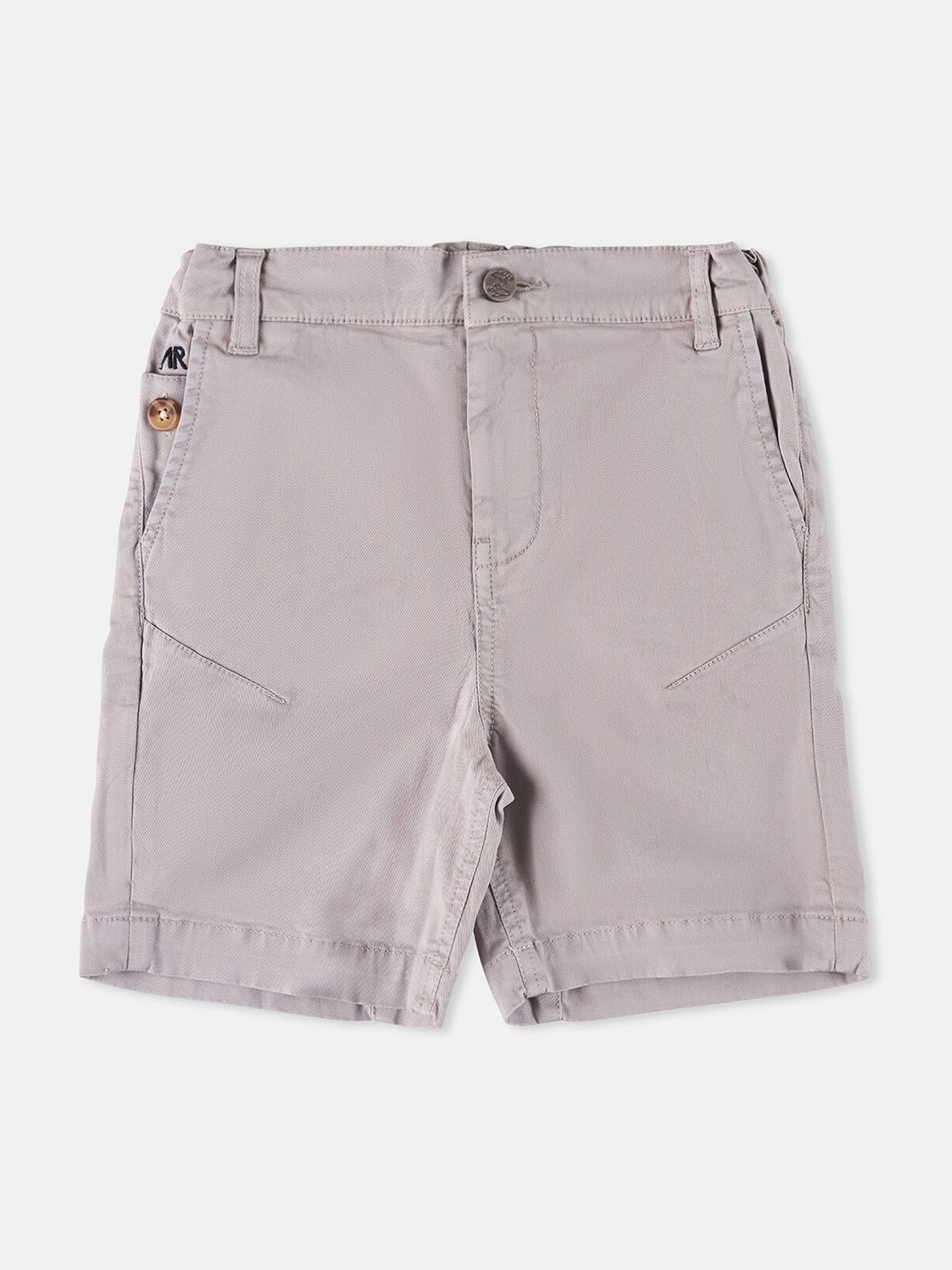 

Angel & Rocket Boys Mid-Rise Slim Fit Shorts, Grey