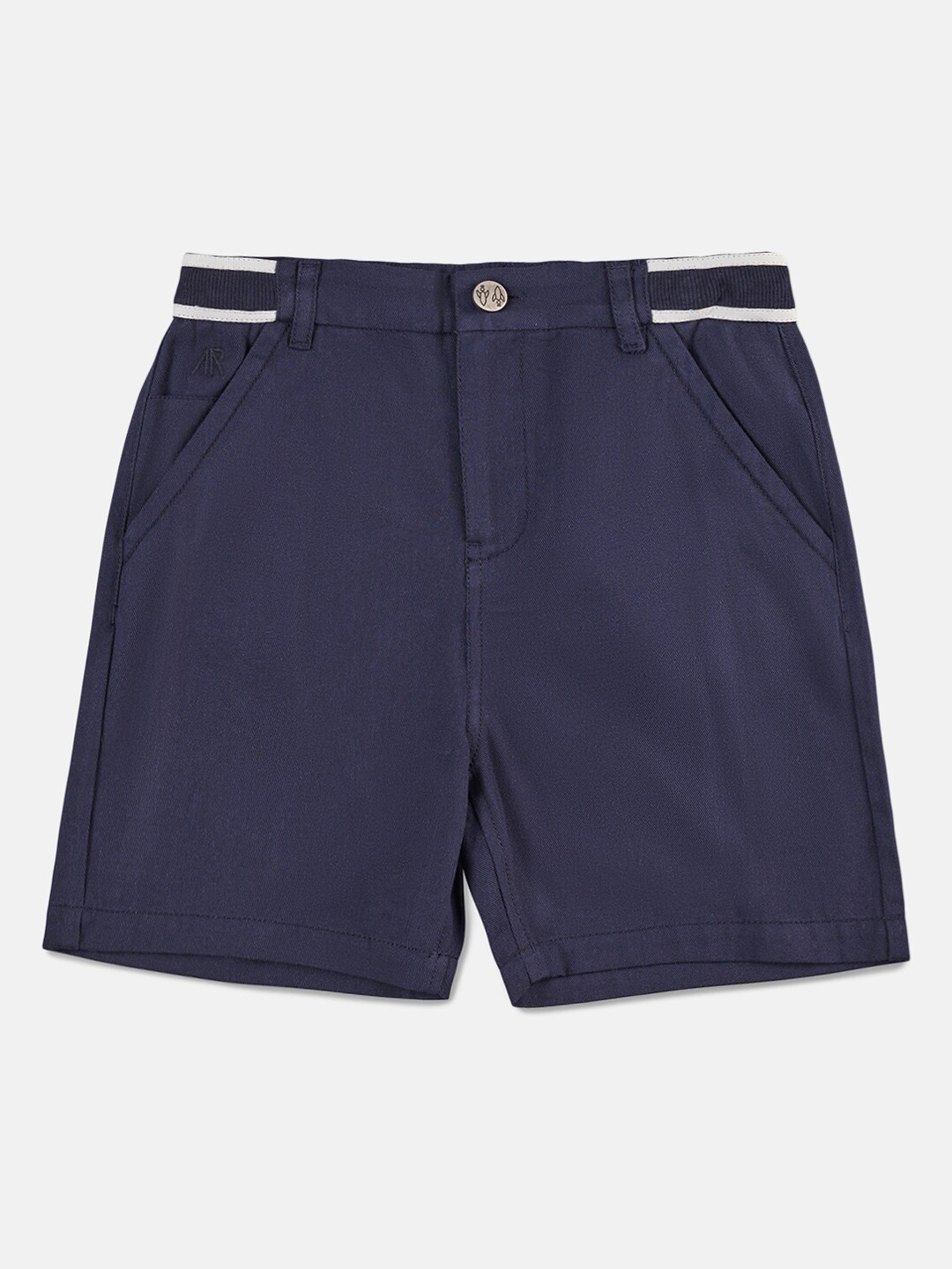

Angel & Rocket Boys Mid-Rise Regular Fit Cotton Shorts, Navy blue