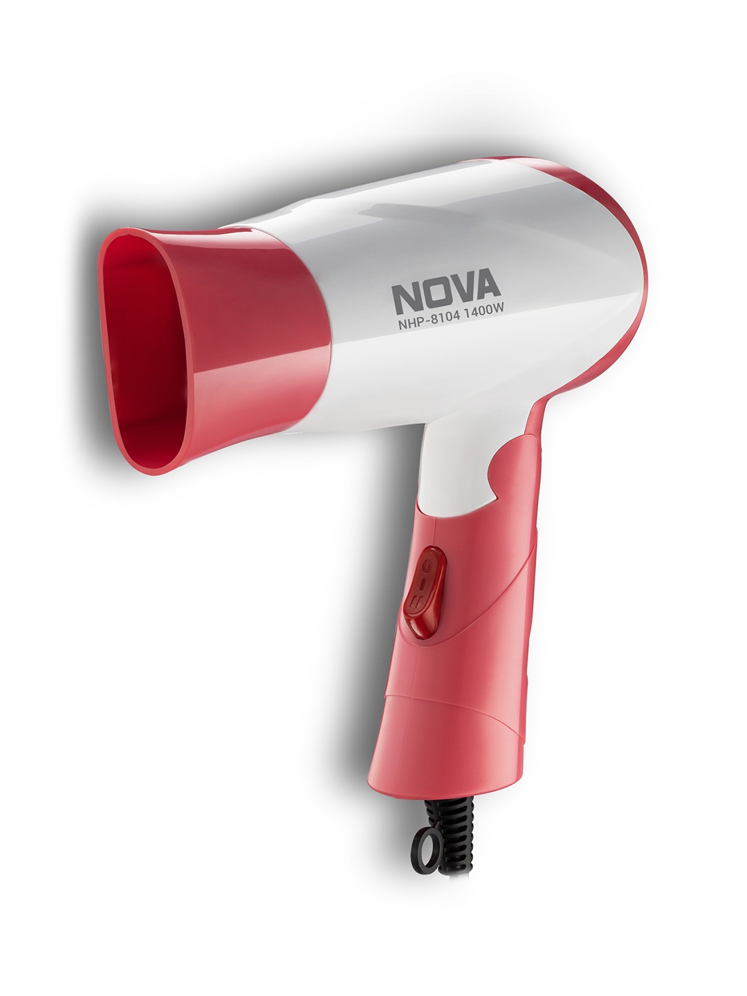 

NOVA NHP 8104 Silky Shine 1400W Hot & Cold Foldable Hair Dryer - Pink & White