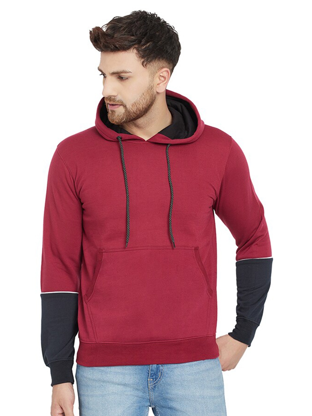 

HOLDIT Men Hooded Pullover Sweatshirt, Maroon
