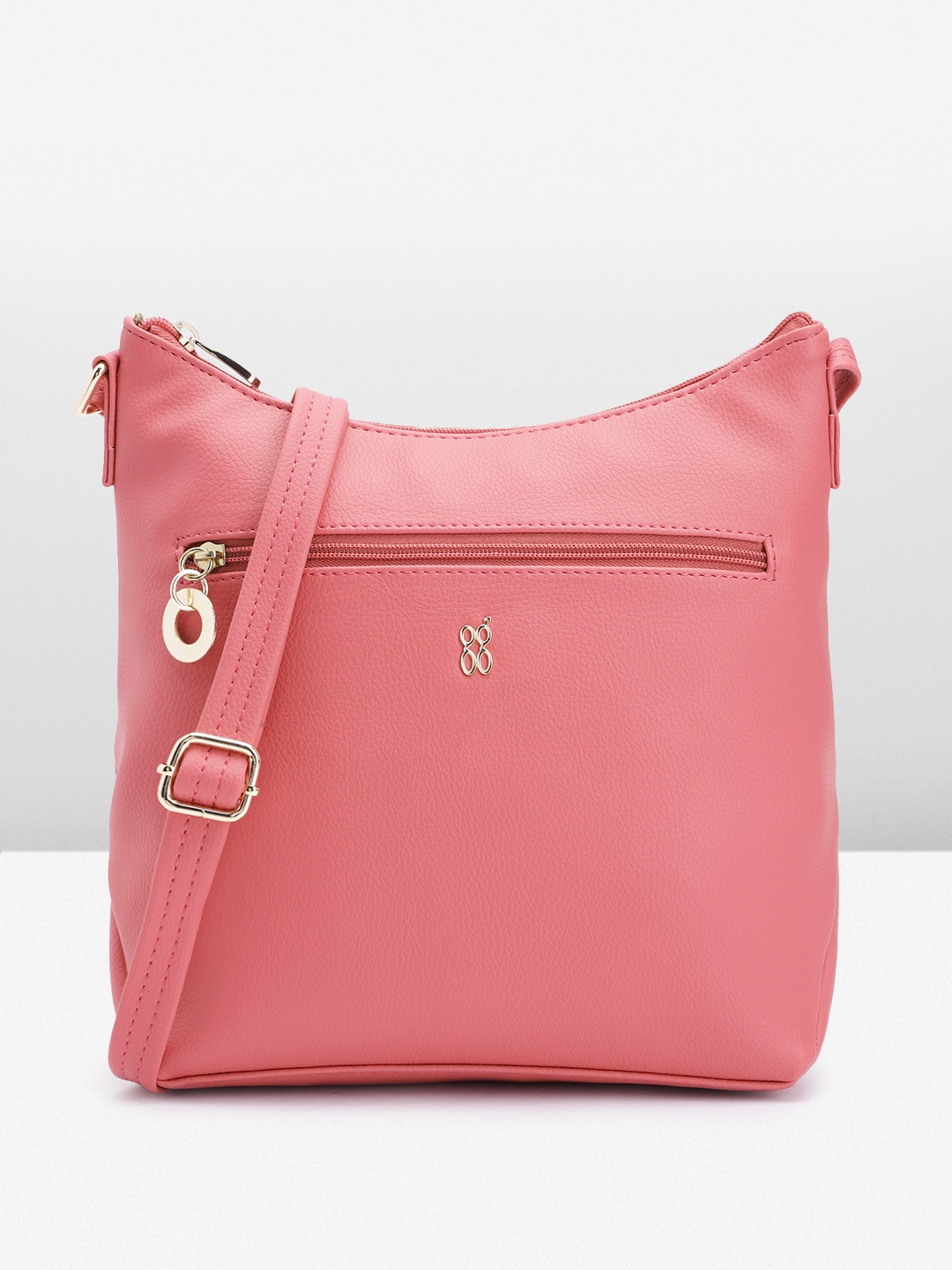 

Baggit Structured Sling Bag, Fuchsia