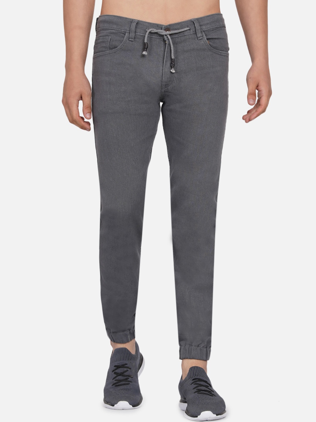 

Dais Men Skinny Fit Stretchable Jeans, Grey