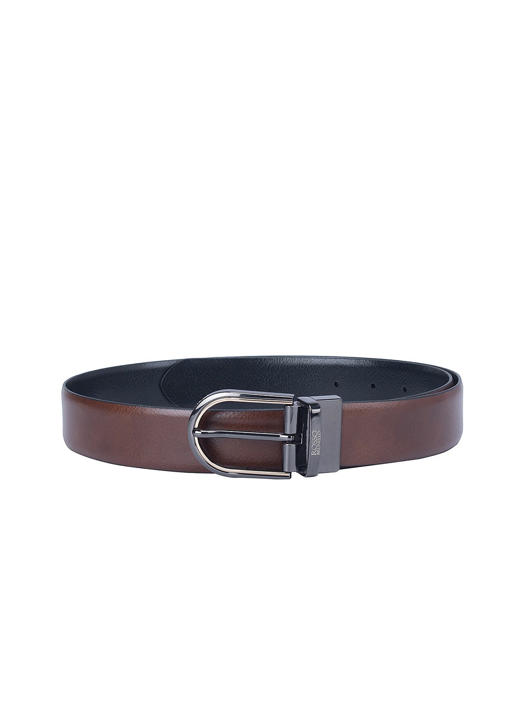 

ROSSO BRUNELLO Men Leather Formal Belt, Tan