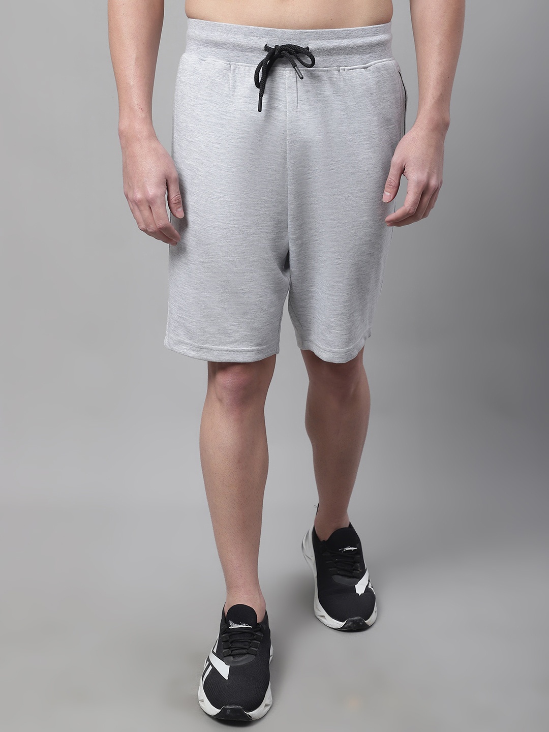 

Cantabil Men Solid Sports Shorts, Grey