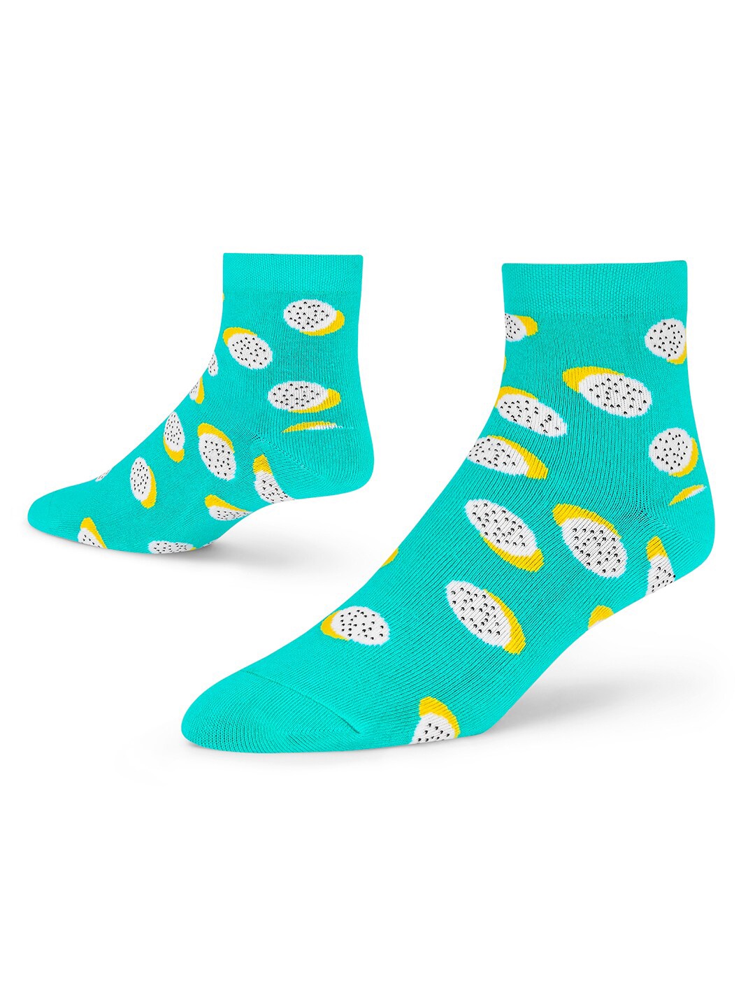 

Dynamocks Patterned Ankle Length Socks, Sea green