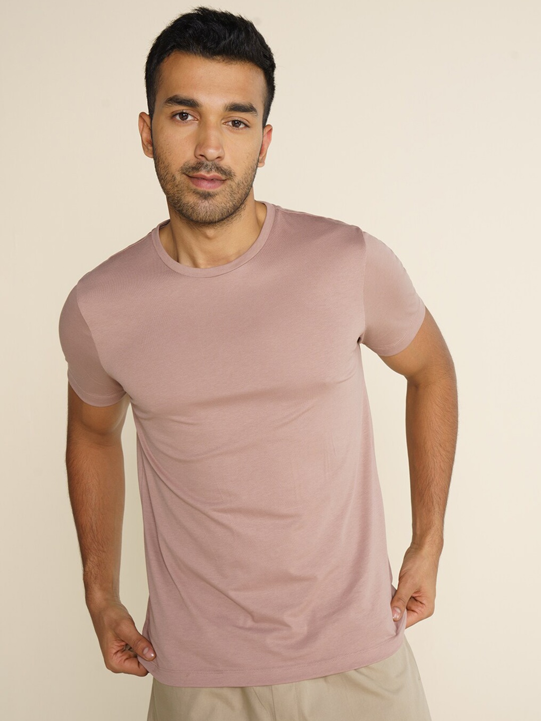 

DAMENSCH Men Ultralight Lounge T-Shirts, Mauve