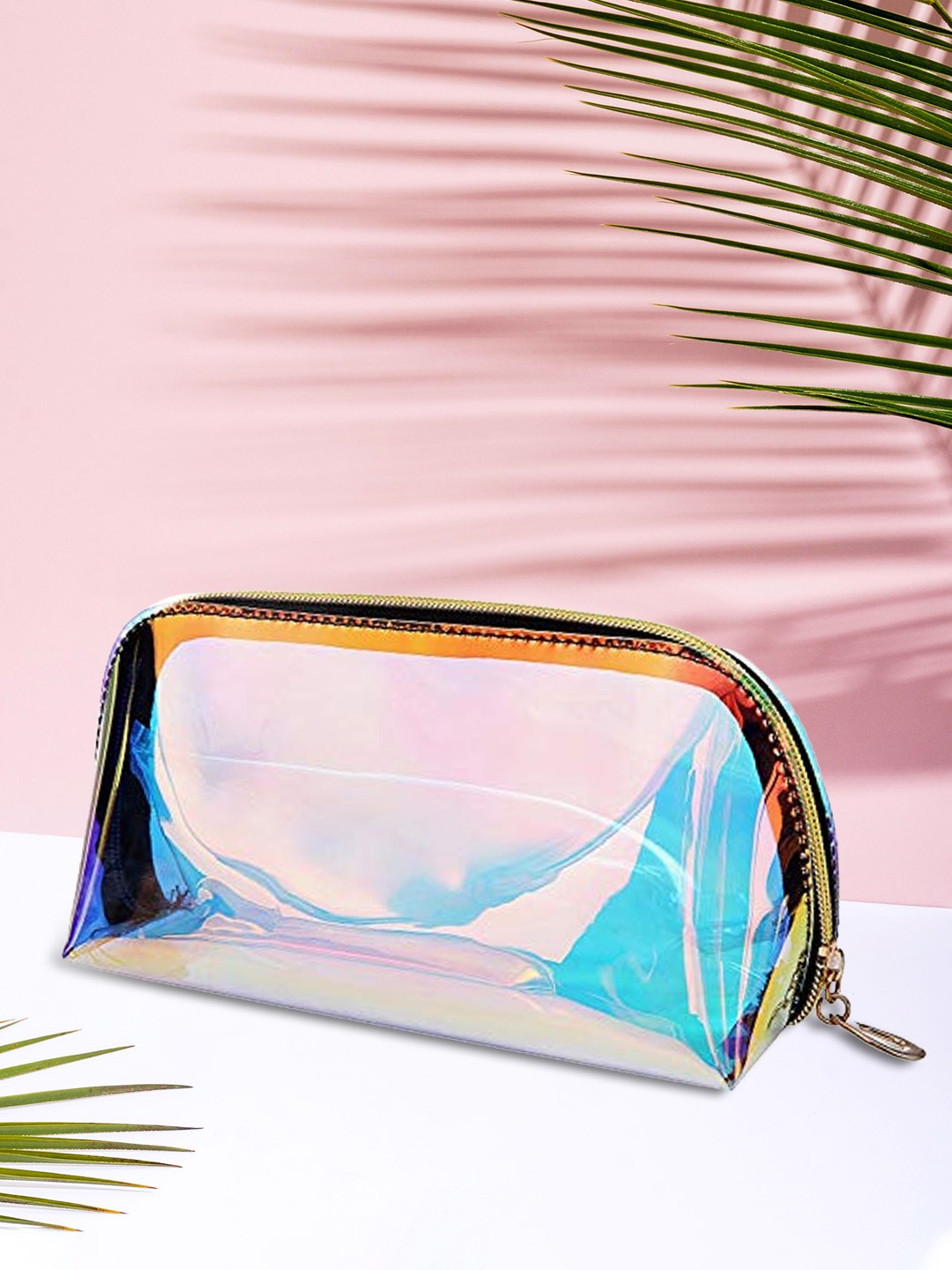 

MATRA Holographic Travel Cosmetic Makeup Pouch, Blue