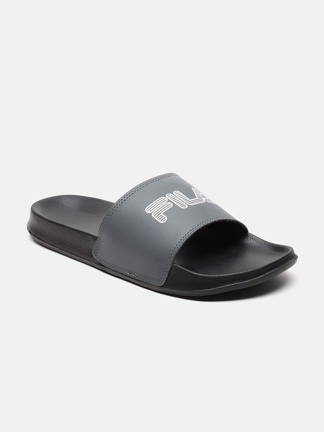 

FILA Men Aston Printed Sliders, Grey