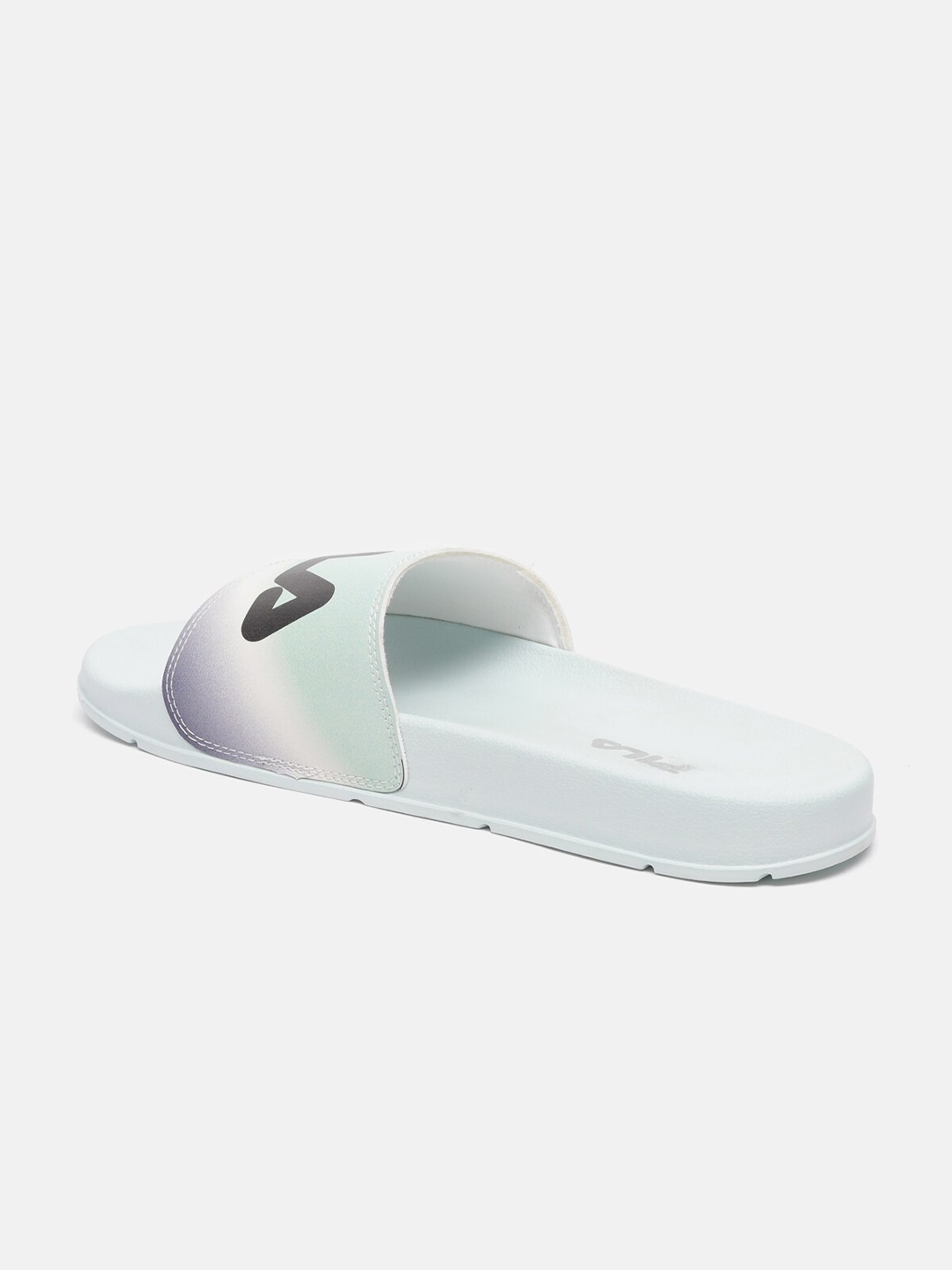 

FILA Women Printed Slip On Sliders, Blue