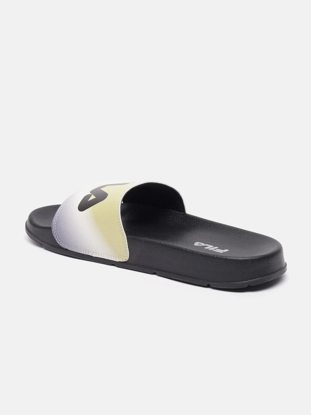 

FILA Women Printed Slip On Sliders, Black