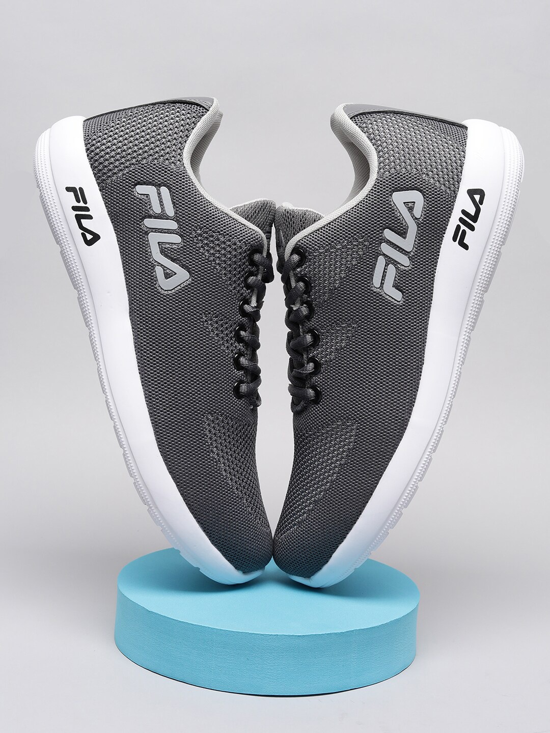 

FILA Men LOREM Mesh Running Shoes, Grey