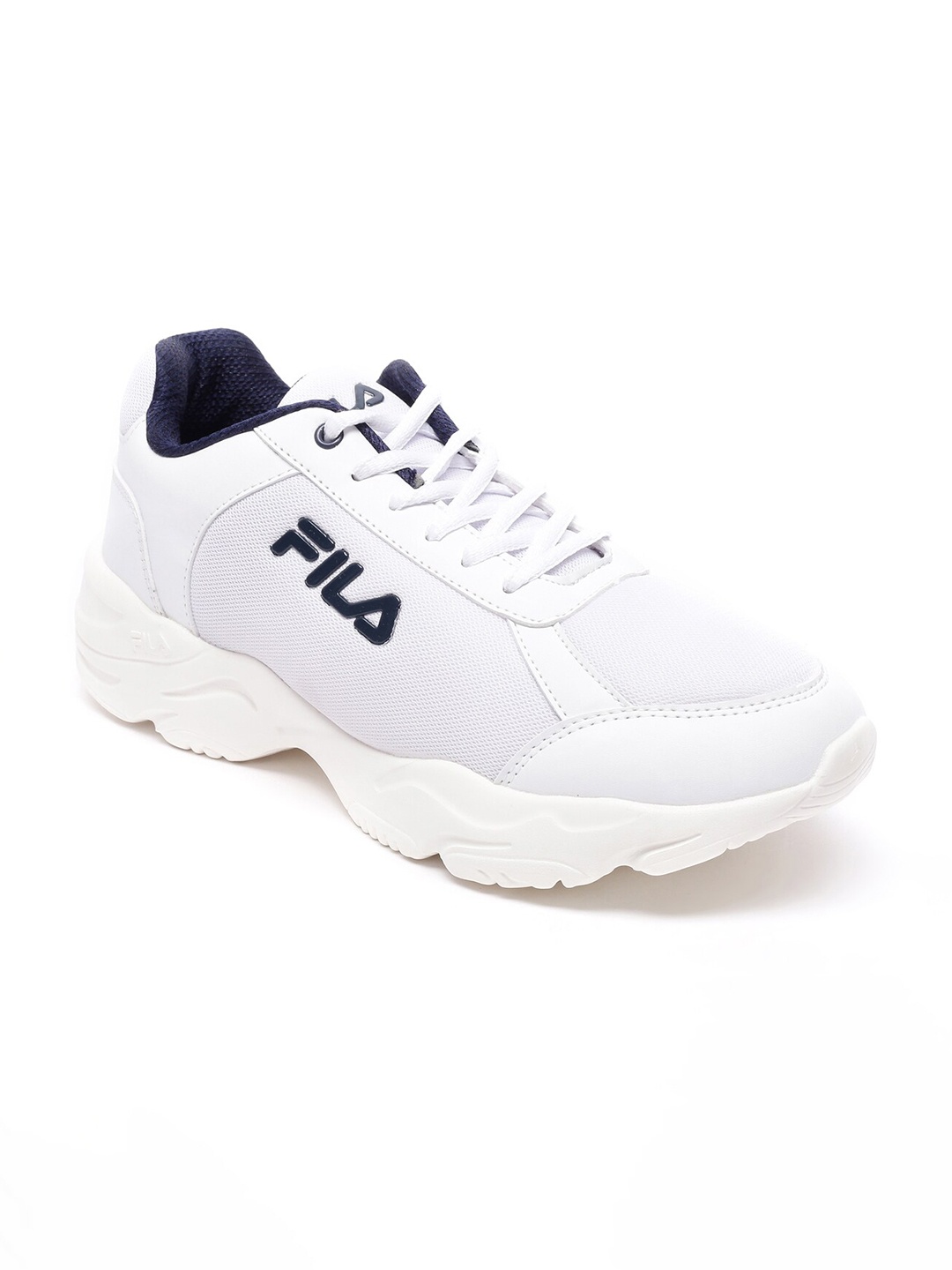 

FILA Men RALA Lace-Ups Mesh Running Sports Shoes, White