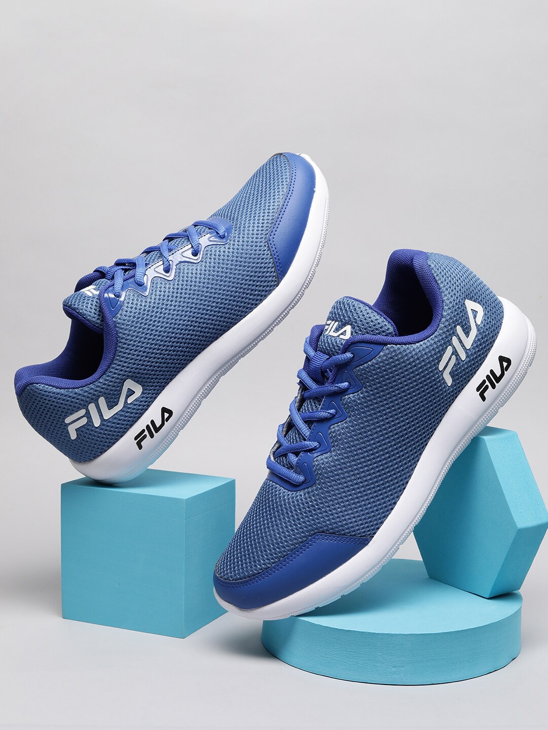 

FILA Men Mesh Running Sports Shoes, Blue