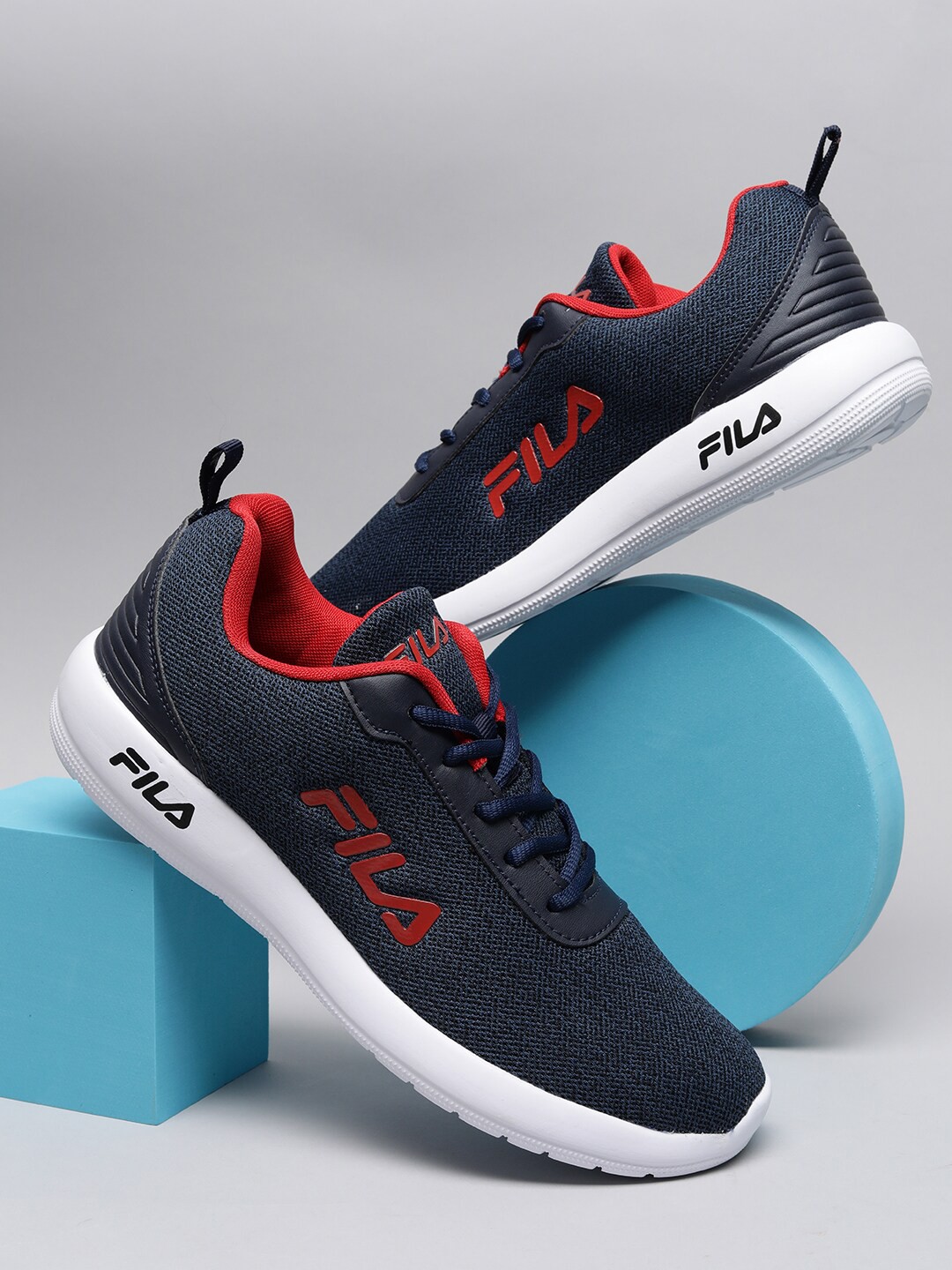 

FILA Men Mesh Running Sports Shoes, Blue