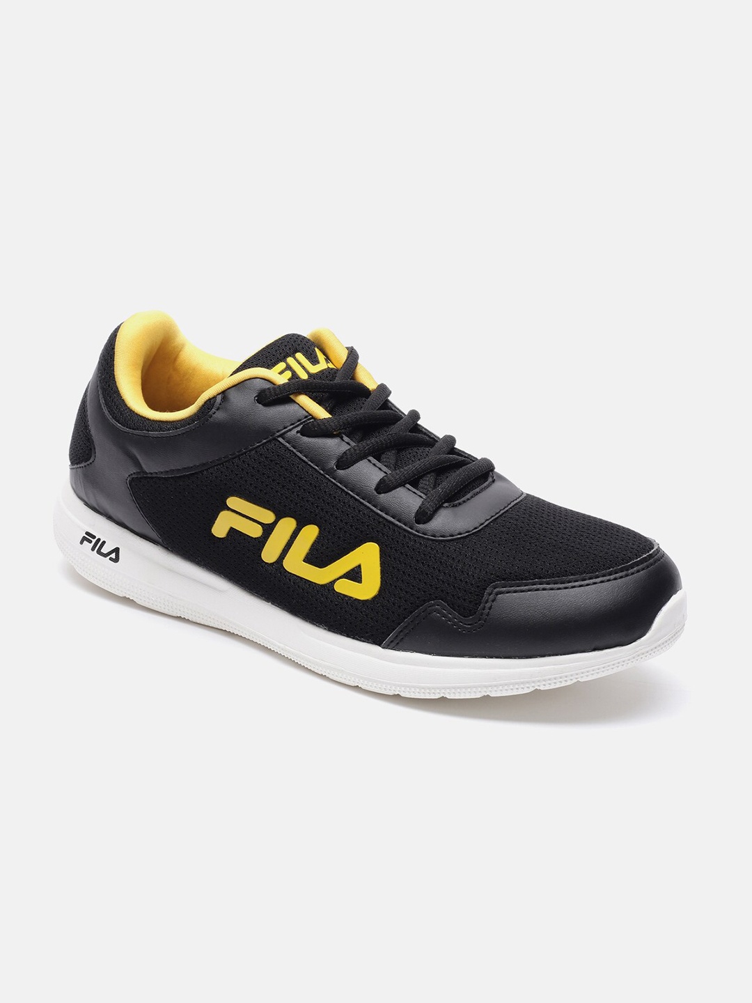 

FILA Men Mesh Running Sports Shoes, Black