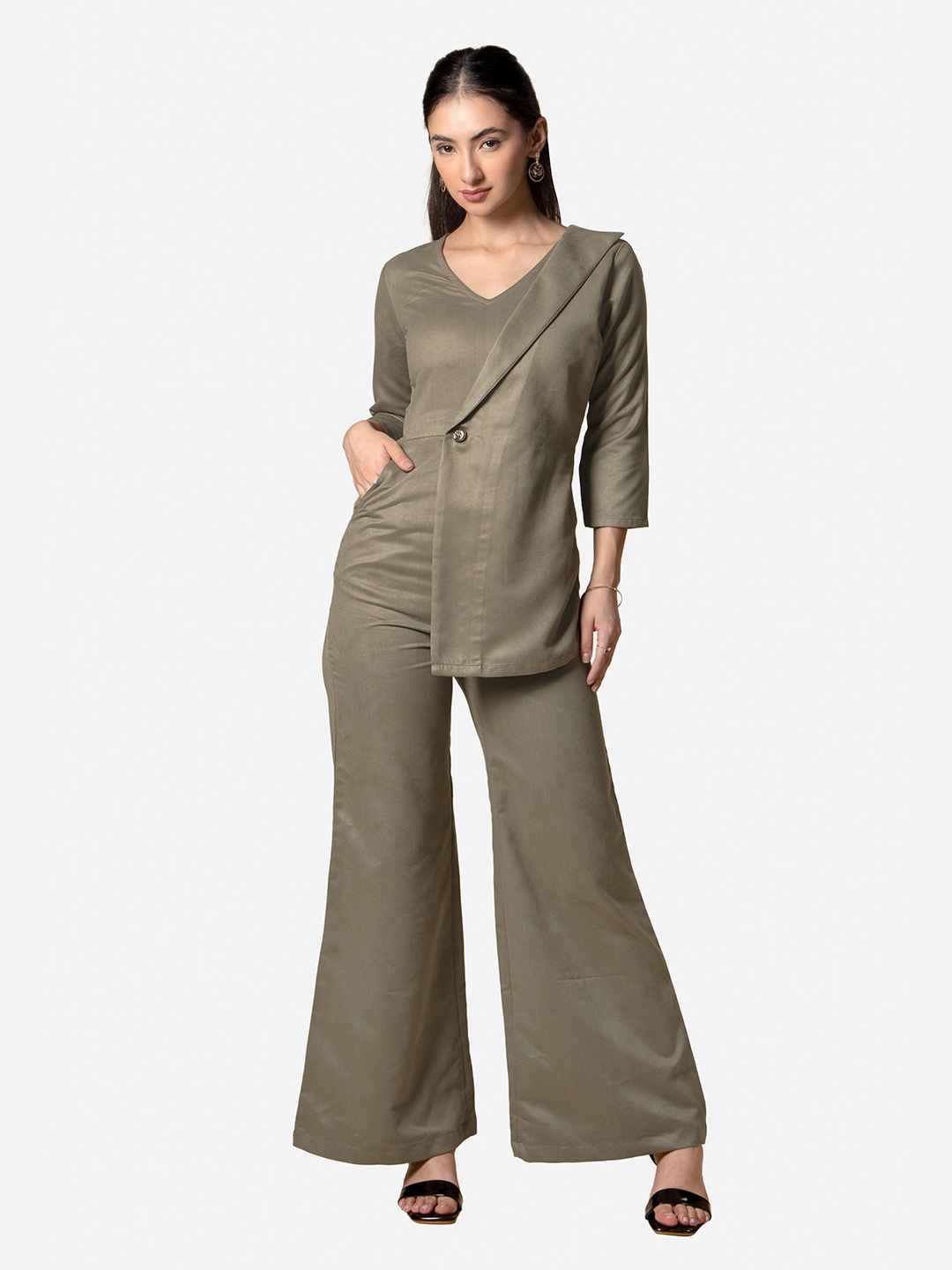 

NEOFAA Green Basic Jumpsuit