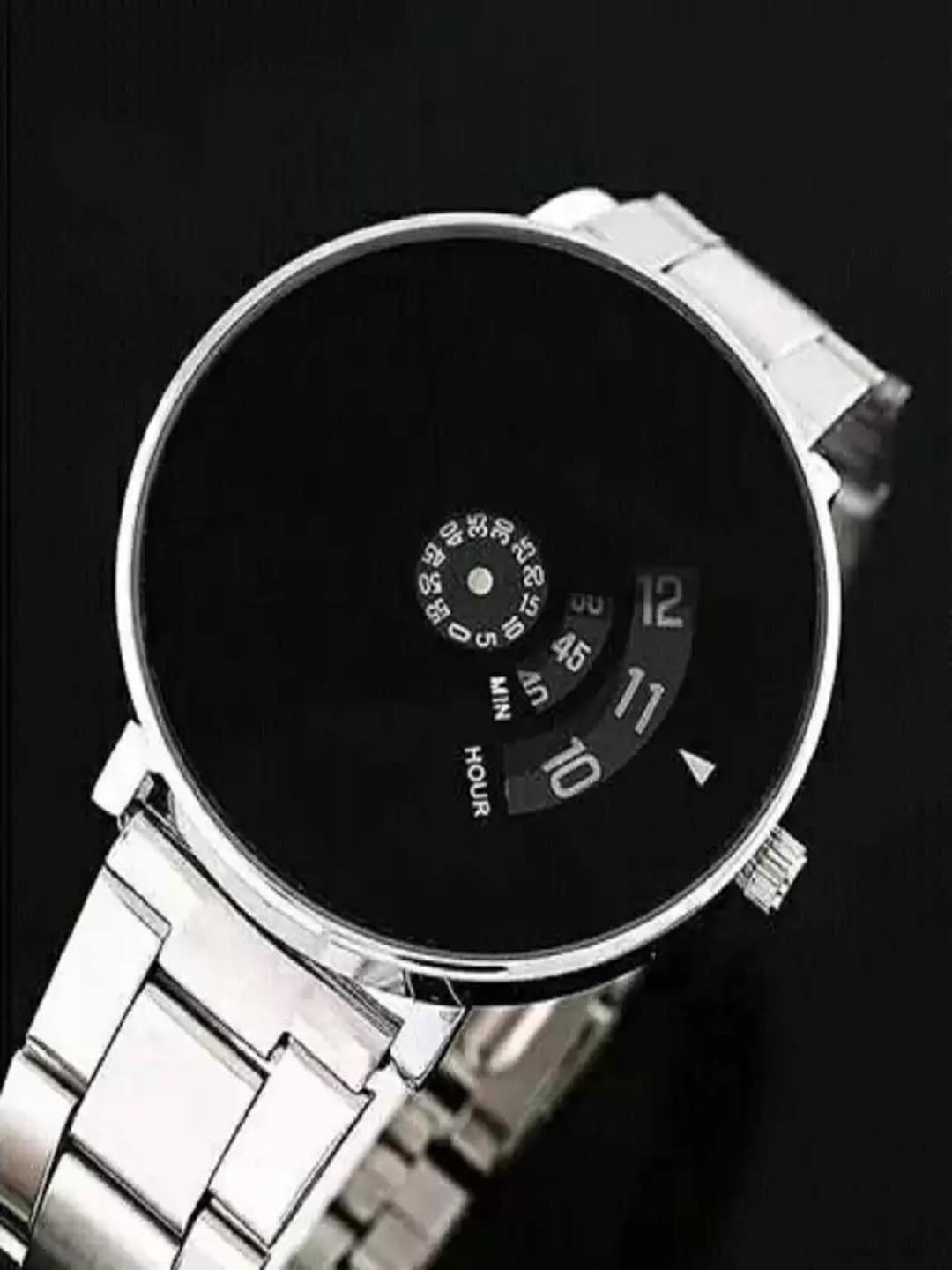 

WATCHSTAR Men Stainless Steel Bracelet Style Straps Analogue Watch Paidu Black