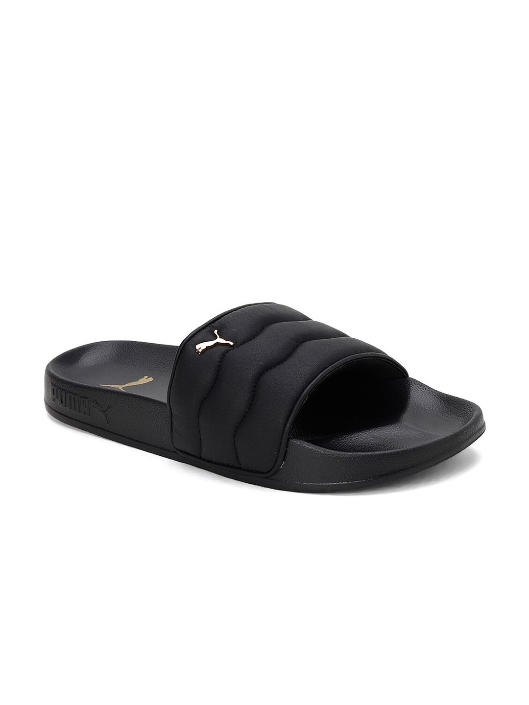 

Puma Women Leadcat 2.0 Puffy Sliders, Black