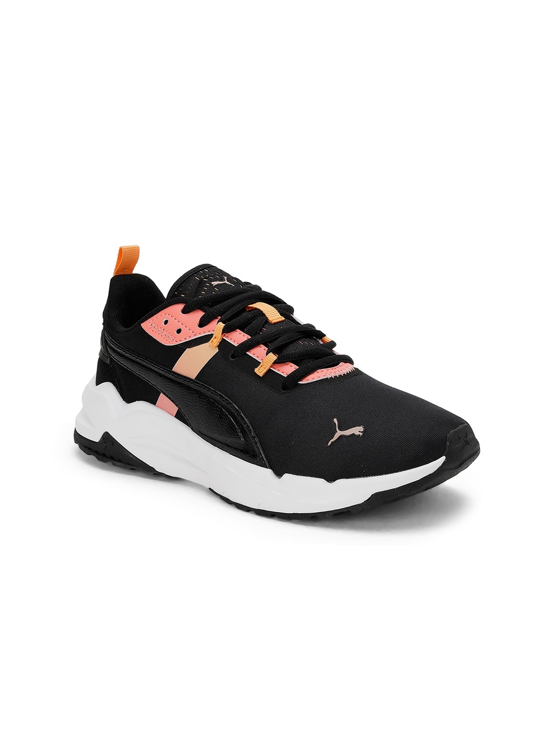 

Puma Women Stride Monarch Woven-Design Mesh Casual Sneakers, Black