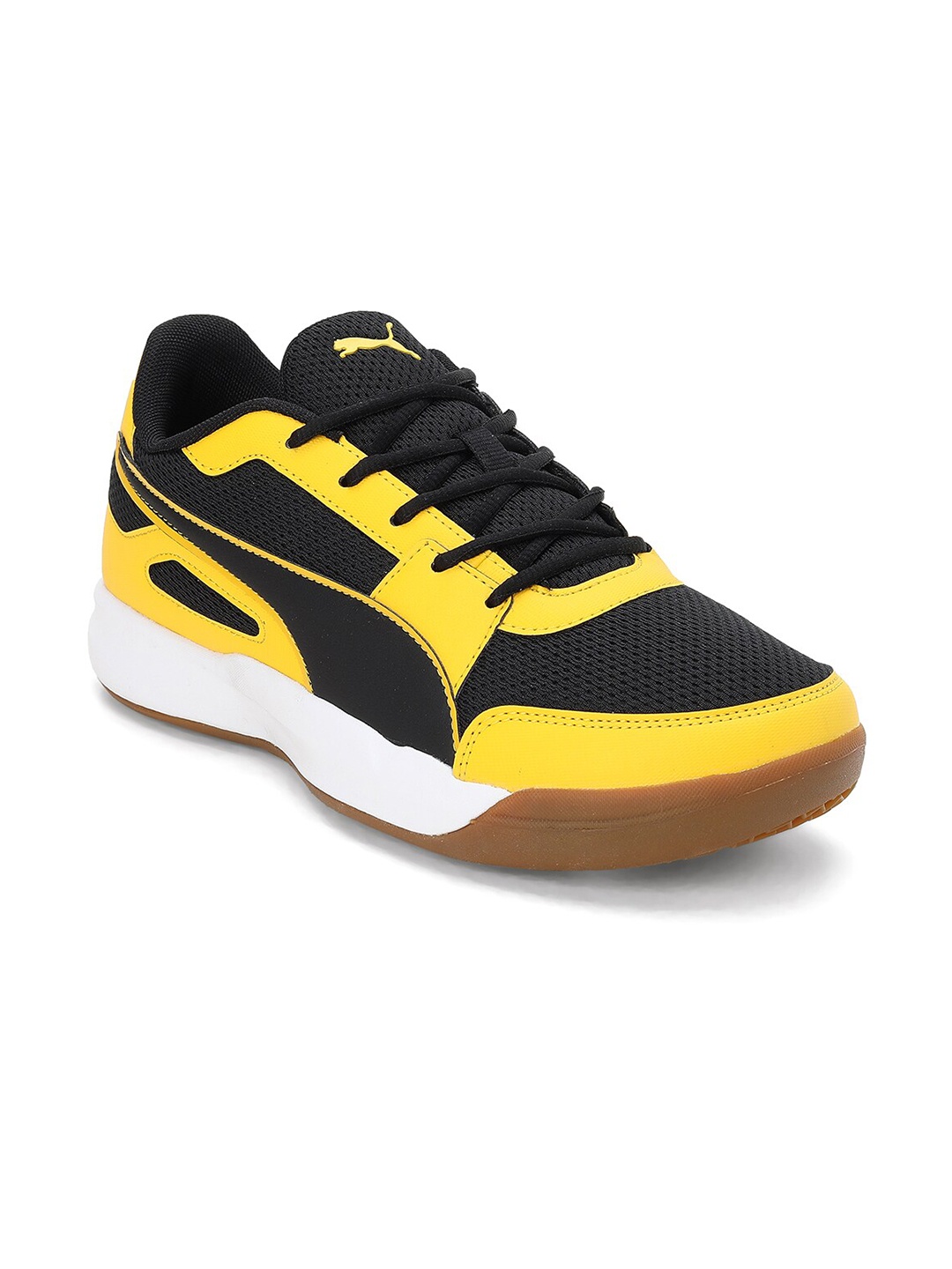 

Puma Men Deuce Colourblocked Indoor Sports Shoes, Black