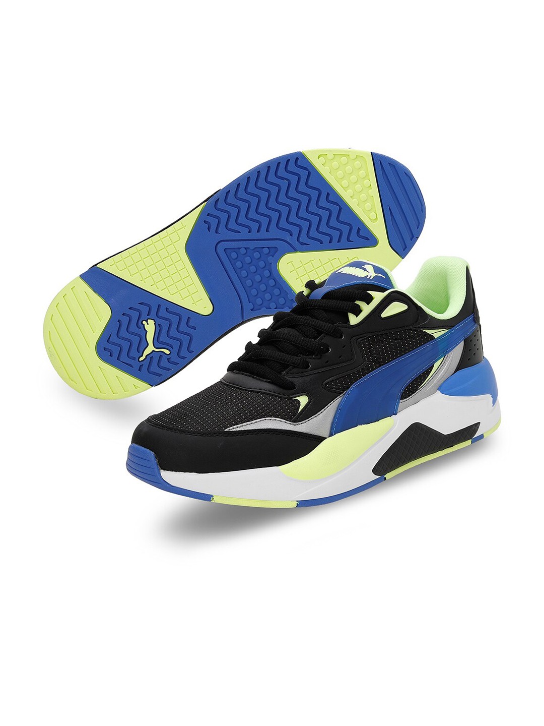 

Puma Men X-Ray Speed Virtual Colourblocked Sustainable Sneakers, Black
