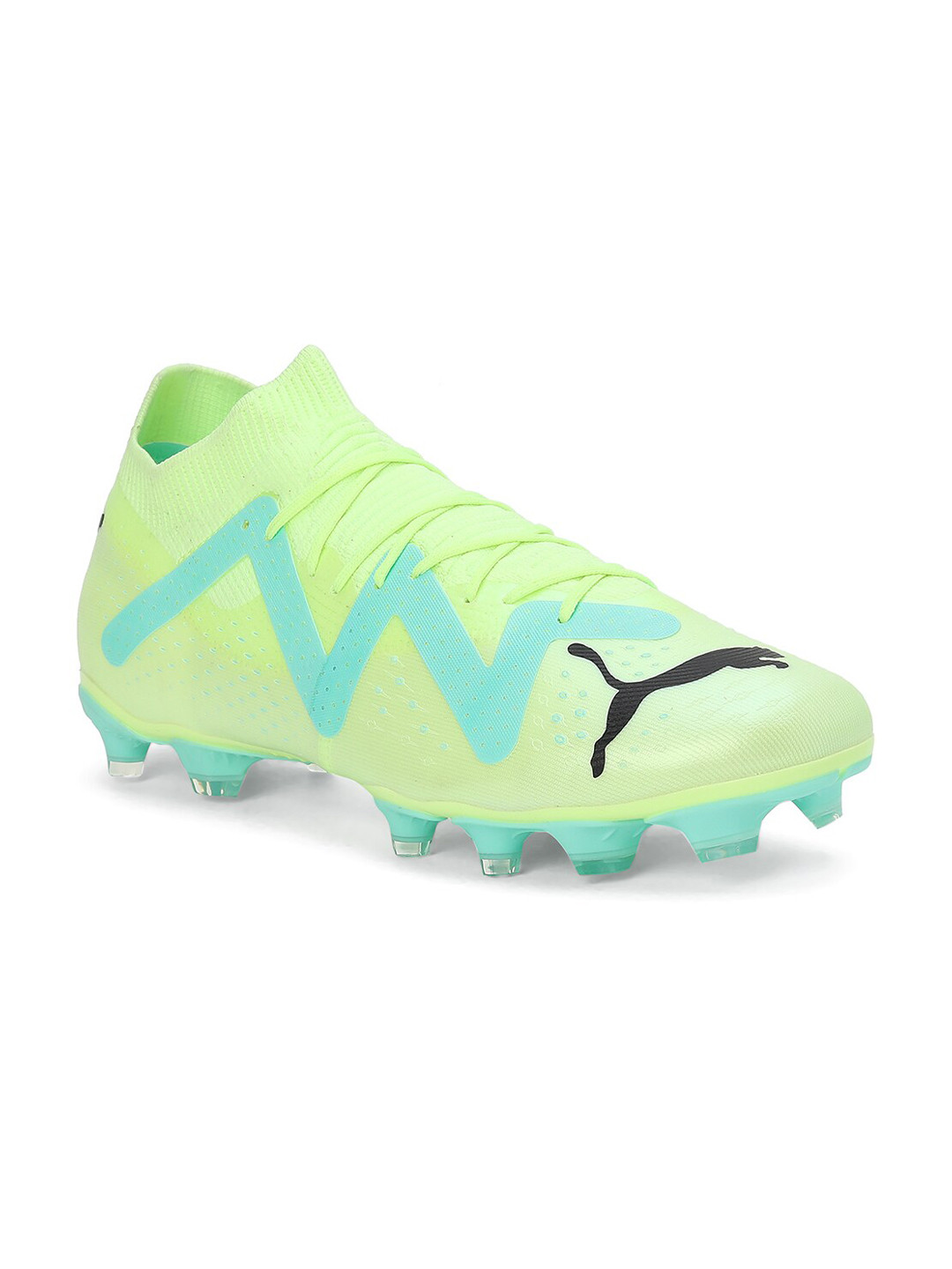 

Puma Men Woven-Design Football Sports Shoes, Black