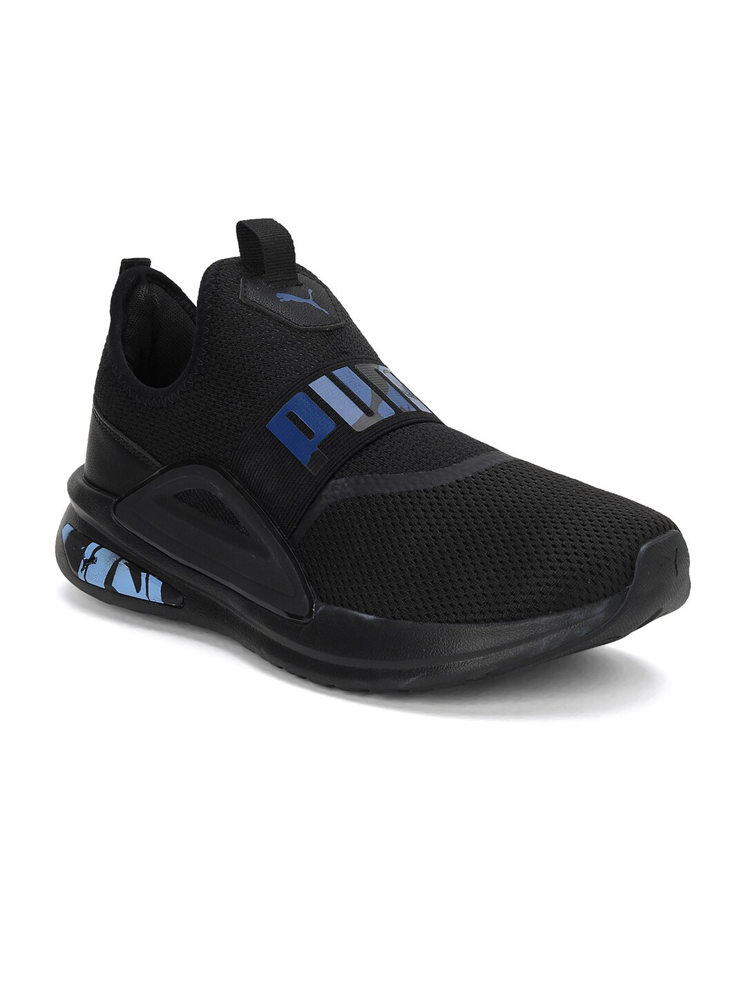 

Puma Men Softride Enzo Evo Slip Running Slip-On Sports Shoes, Black
