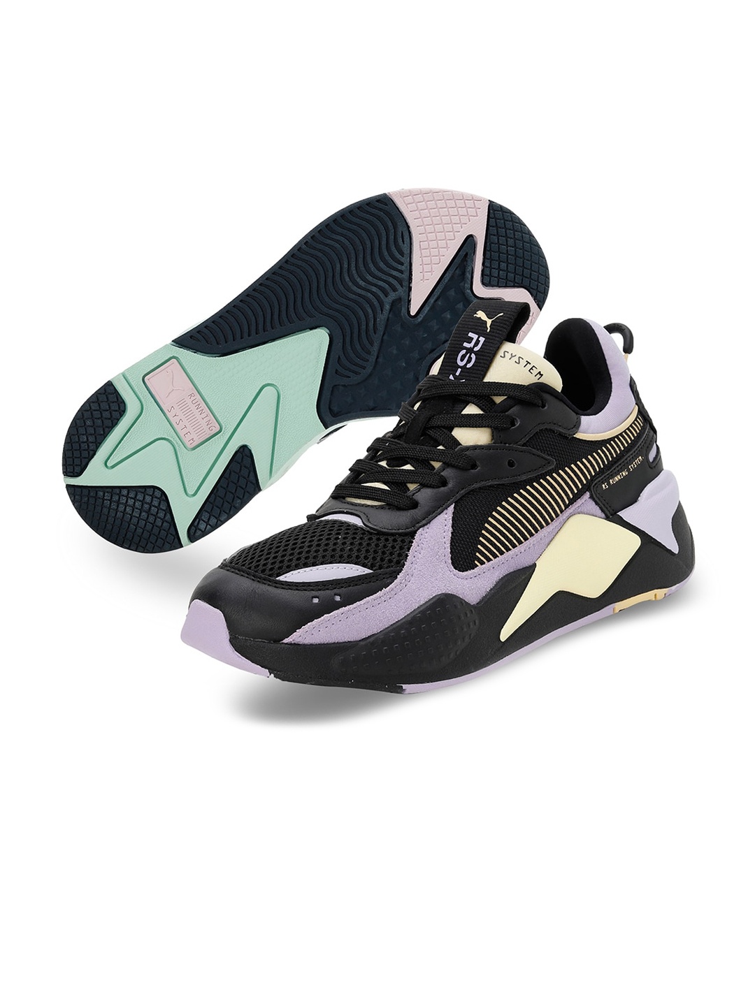 

Puma RS-X Reinvention Colourblocked Casual Sneakers, Black