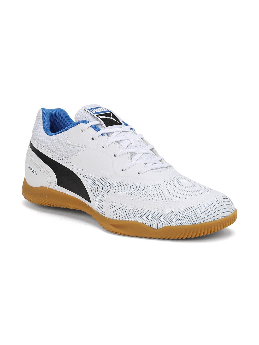 

Puma TRUCO IIl Men Printed Indoor Sports Shoes, White