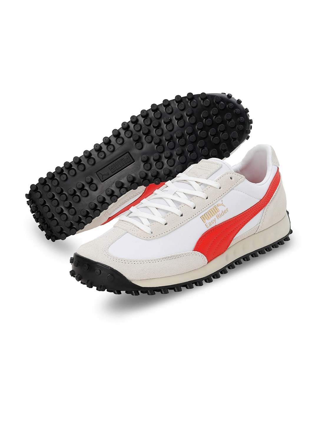 

Puma EASY RIDER II 75th Anniversary Edition Men Colourblocked Sneakers, Beige