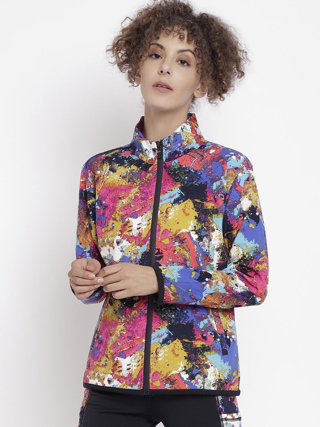 

CHKOKKO Women Lightweight Outdoor Open Front Jacket, Blue
