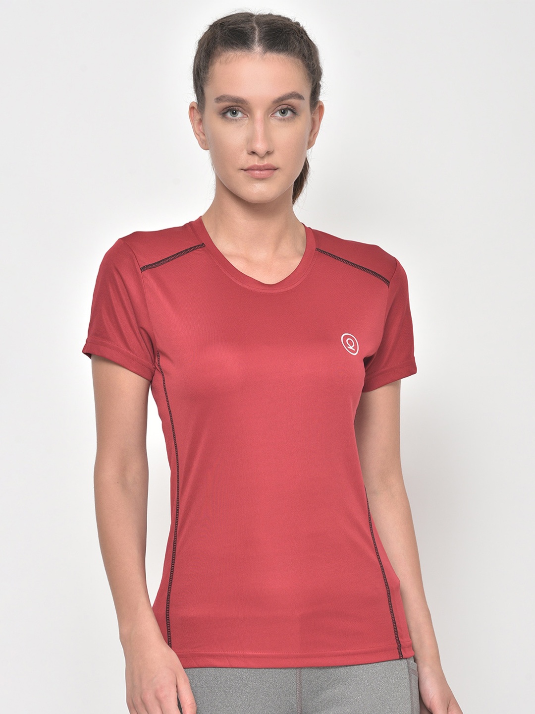 

CHKOKKO Short Sleeves Sport T-shirt, Maroon