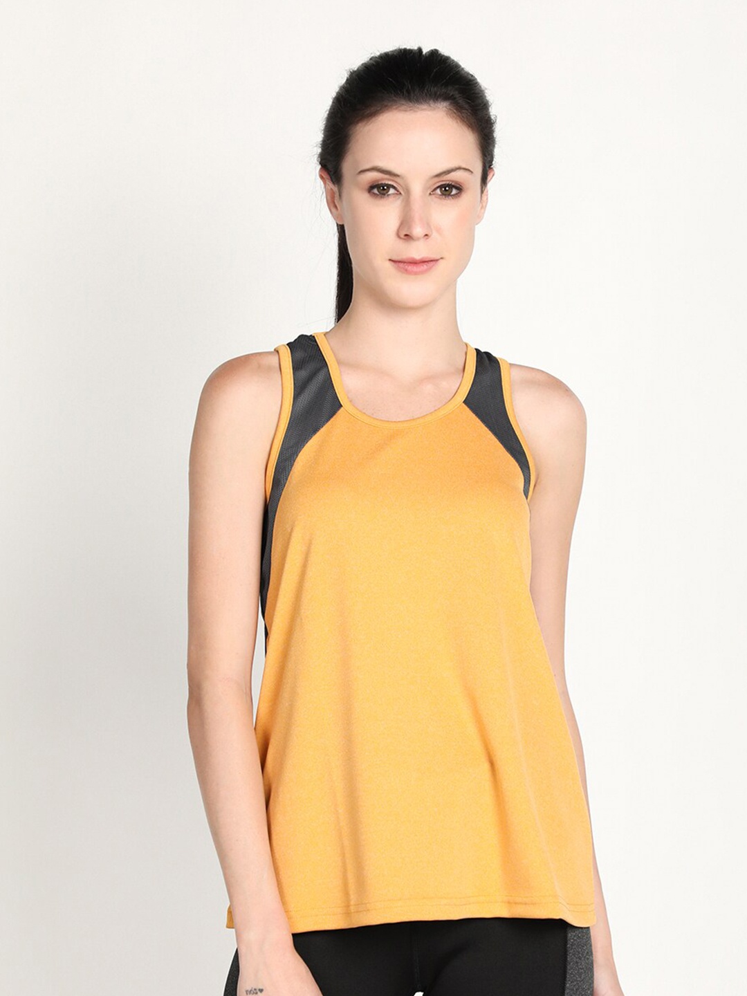 

CHKOKKO Sleeveless Training Tank Top, Mustard