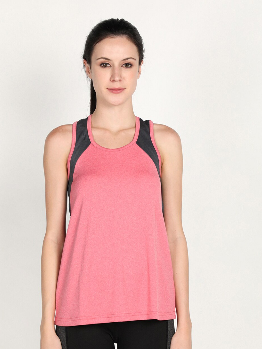 

CHKOKKO Colourblocked Tank Top, Pink
