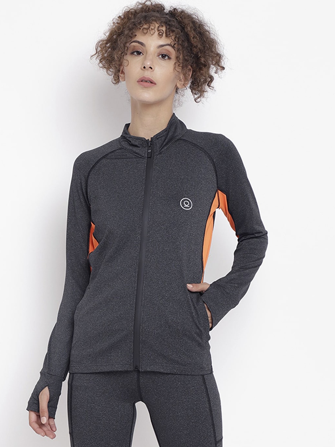 

CHKOKKO Women Lightweight Sporty Jacket, Grey