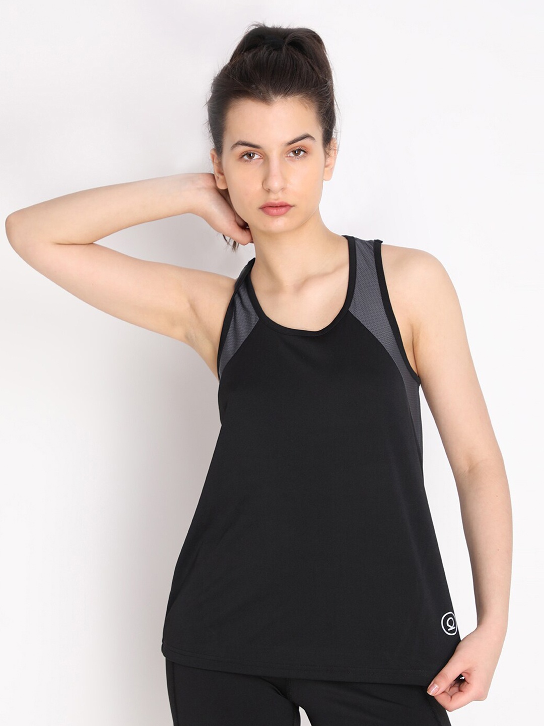 

CHKOKKO Round Neck Training Tank Top, Black