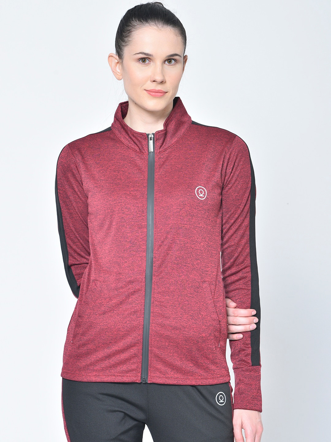

CHKOKKO Women Lightweight Sporty Jacket, Red