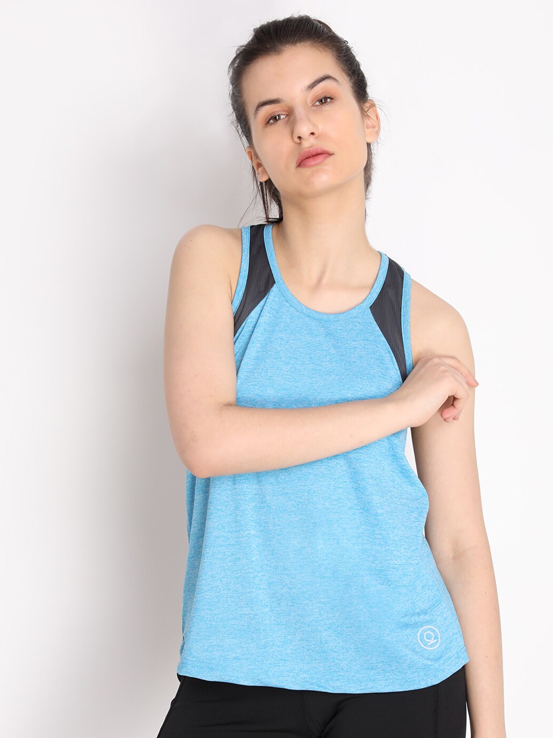 

CHKOKKO Round Neck Training Tank Top, Blue