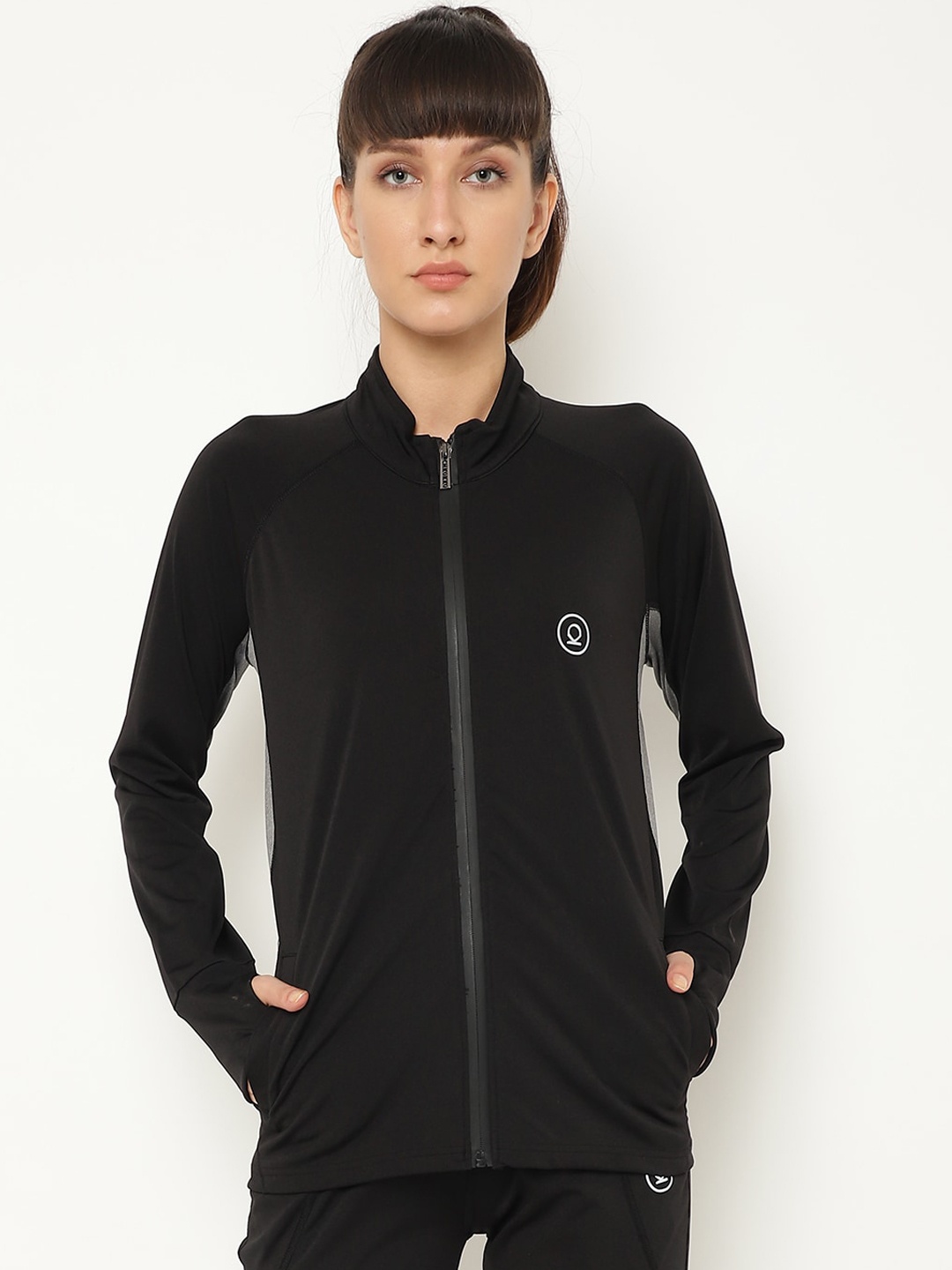 CHKOKKO Women Lightweight Sporty Jacket, Grey