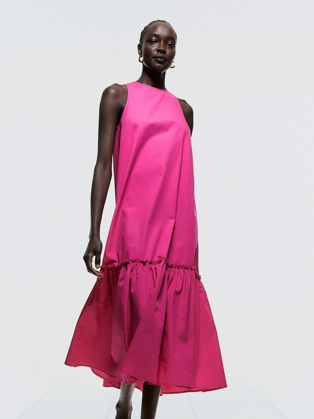 

H&M Women Tie-Detail Dress, Pink