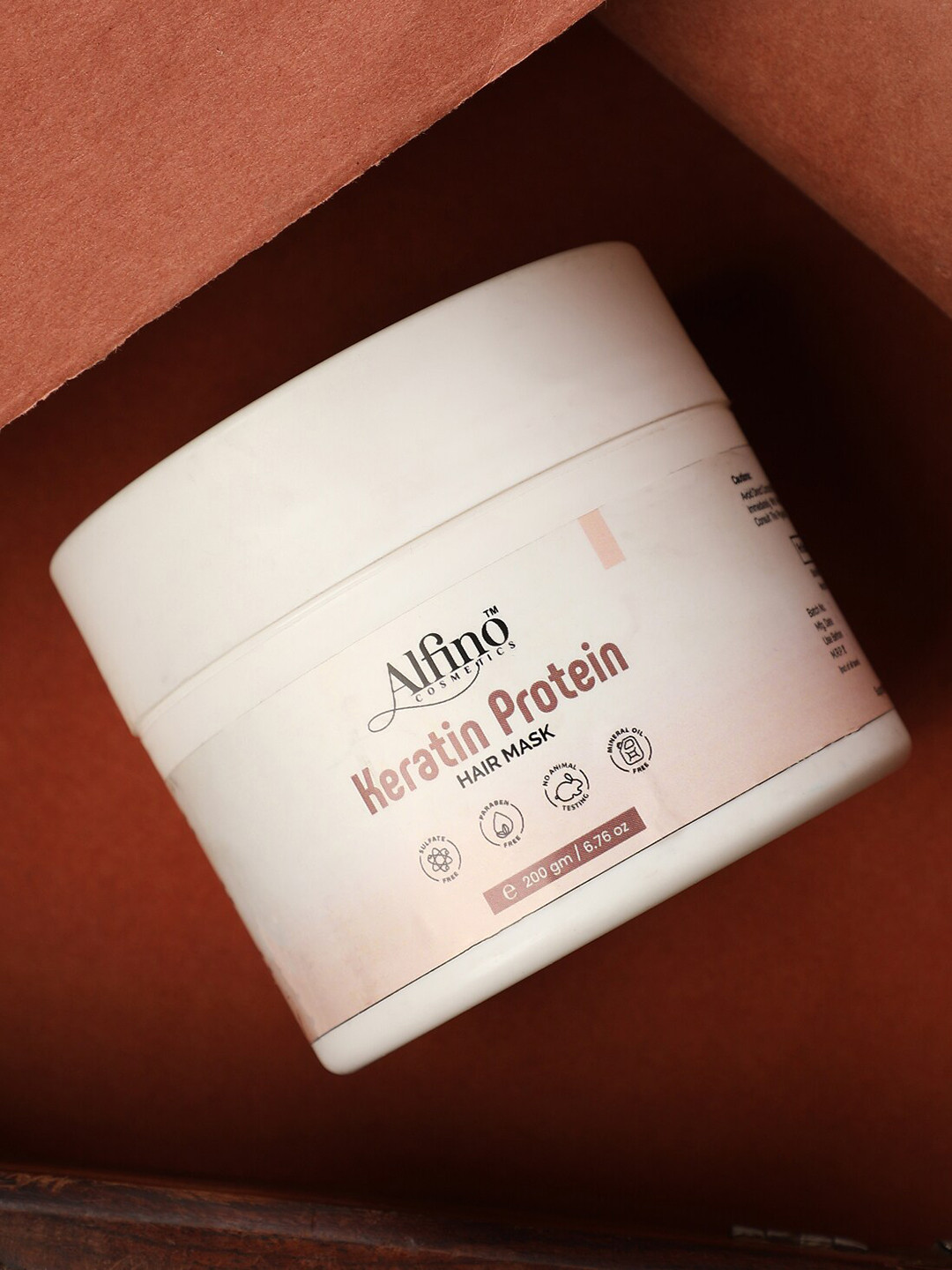 

Alfino Keratin Protein Hair Mask 200gm, White