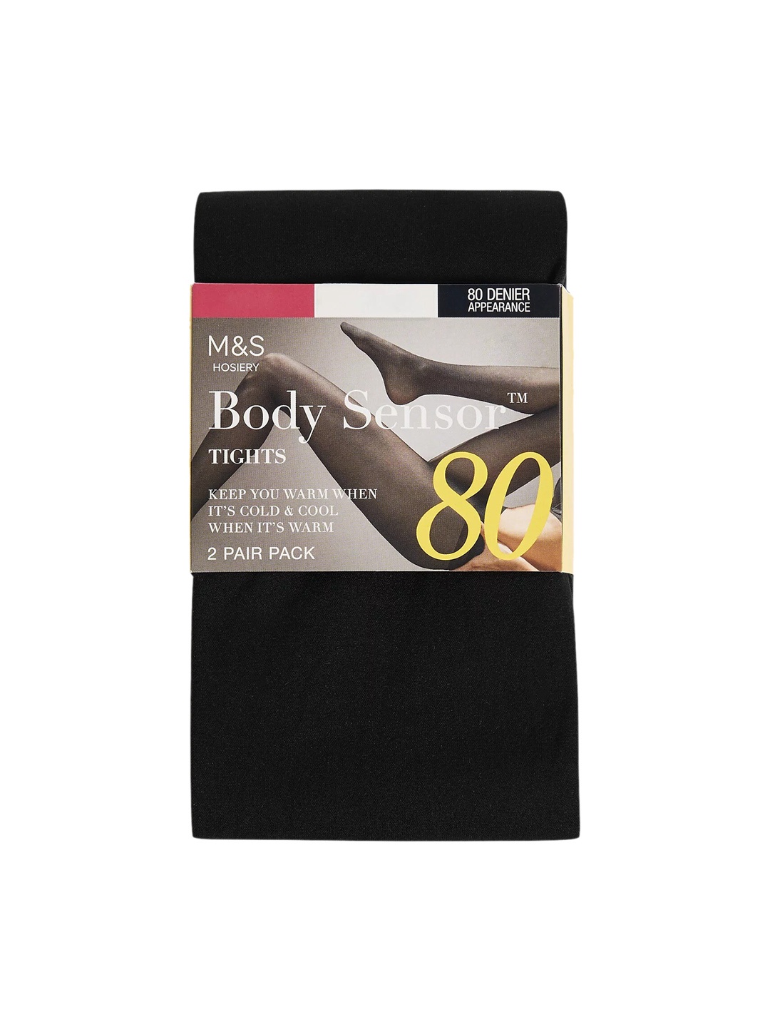 

Marks & Spencer Women Slim-Fit Ankle-Length Sheer Tights, Black