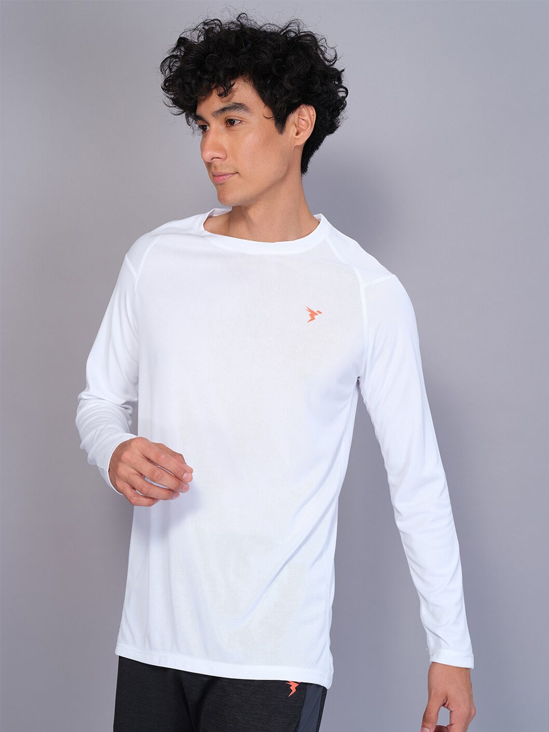 

Technosport Round Neck Regular Fit Antimicrobial Active T-shirt, White