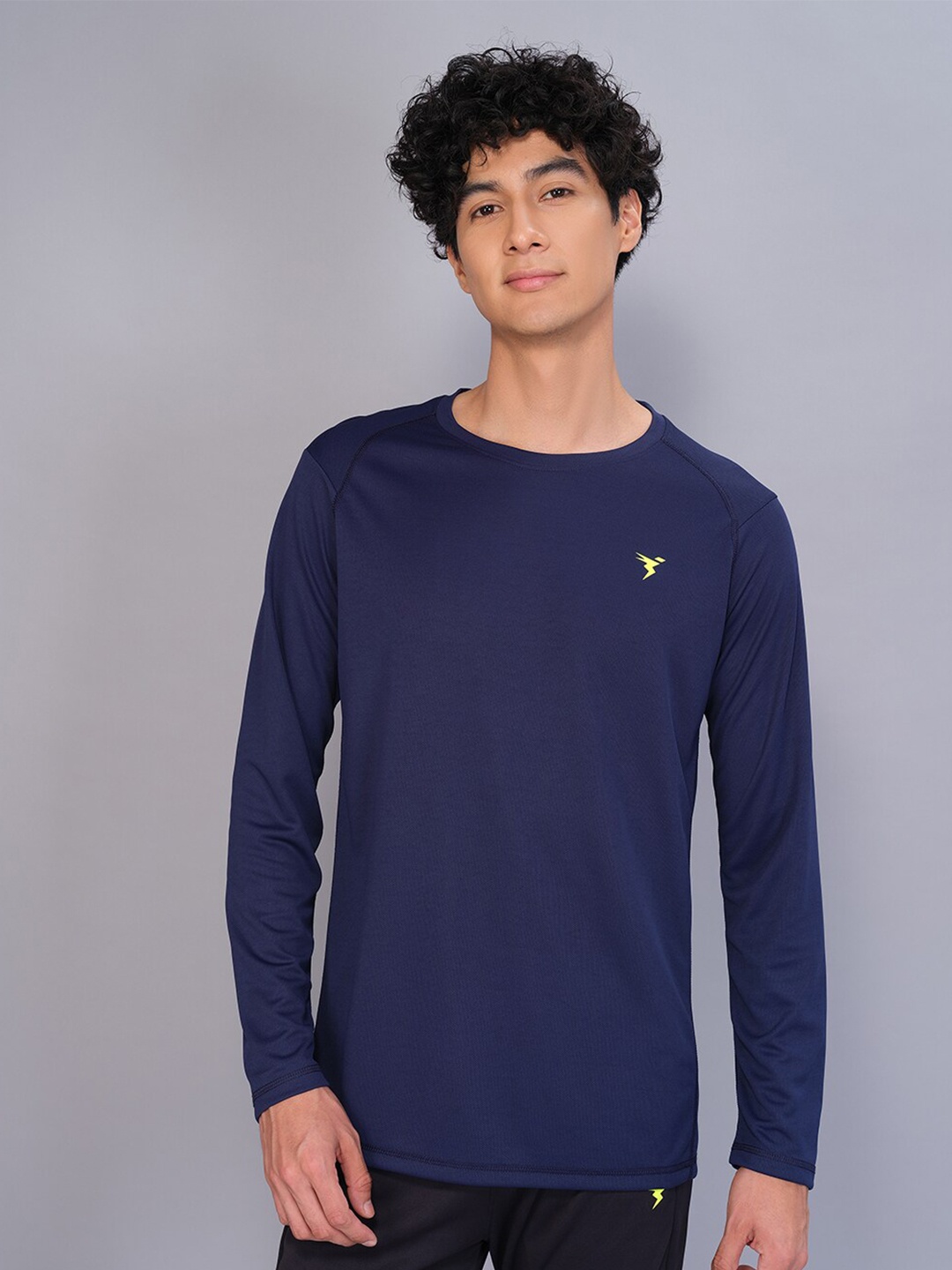 

Technosport Antimicrobial Raglan Sleeves Active T-shirt, Navy blue