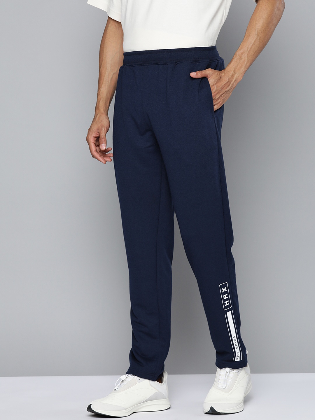 

HRX by Hrithik Roshan Men Regular Fit Track Pants, Blue
