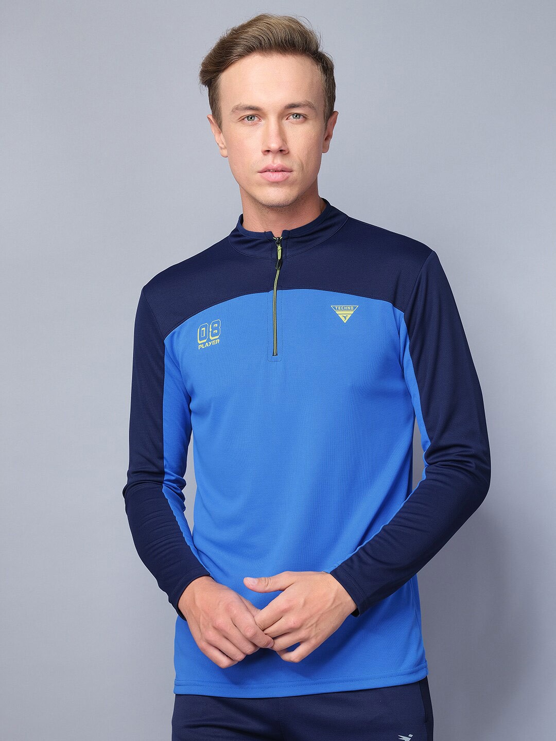 

Technosport Men Antimicrobial Training T-shirt, Blue