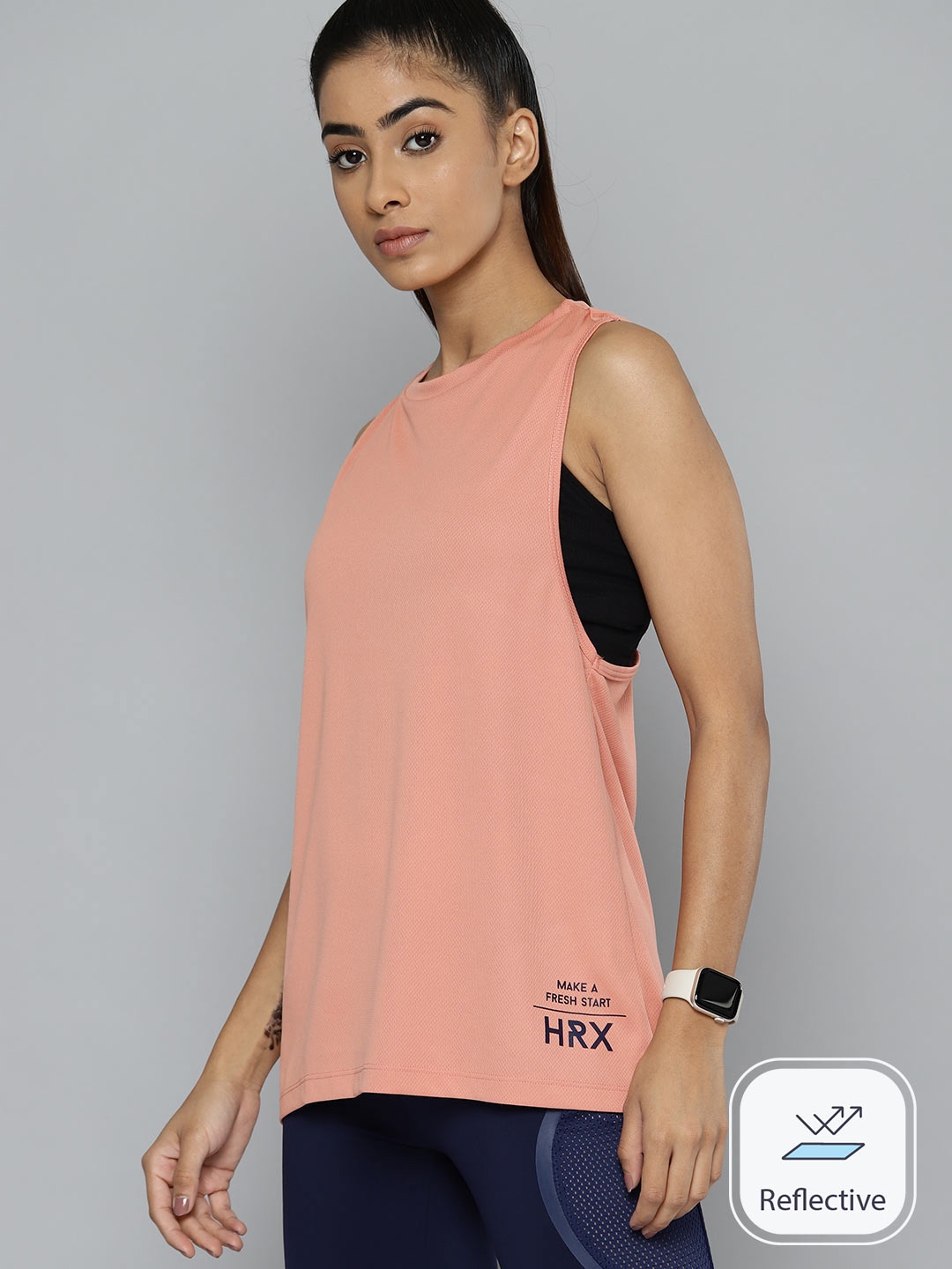 

HRX by Hrithik Roshan Women Rapid-Dry Running T-shirt, Pink