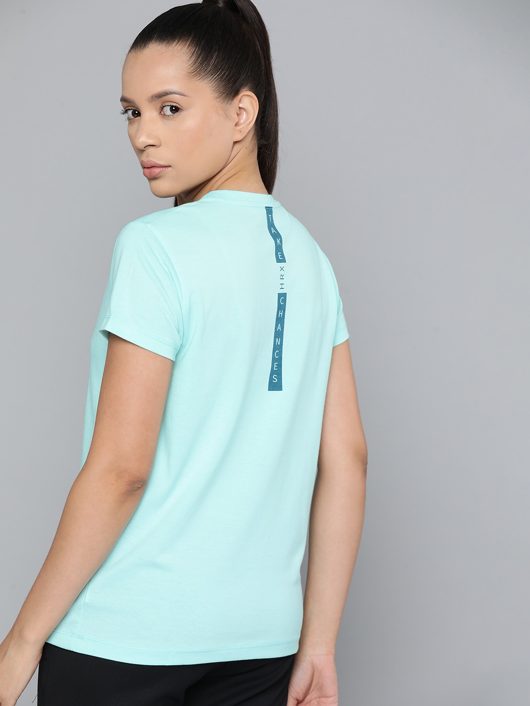 

HRX by Hrithik Roshan Printed Detail T-shirt, Blue